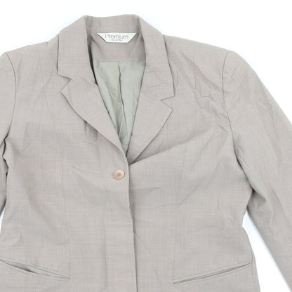 Premium Womens Brown   Jacket Blazer Size 12