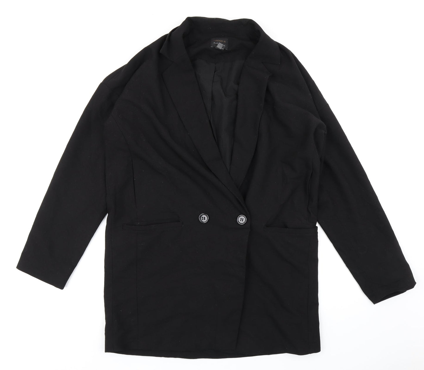 FOREVER 21 Womens Black   Jacket Blazer Size S