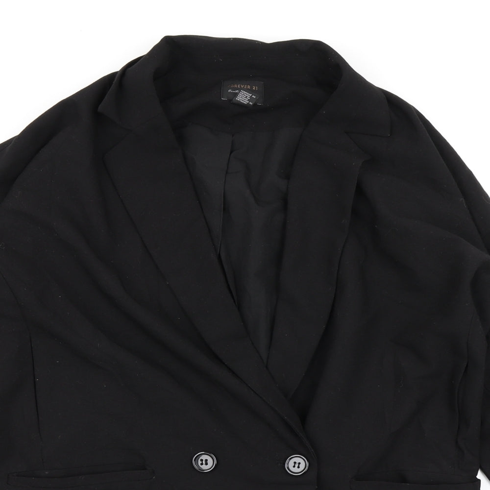 FOREVER 21 Womens Black   Jacket Blazer Size S