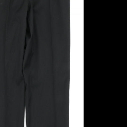 Taylor & Wright Mens Black   Dress Pants Trousers Size 32 in L31 in