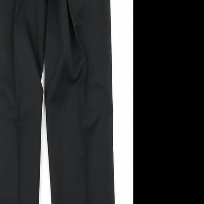 Taylor & Wright Mens Black   Dress Pants Trousers Size 32 in L31 in