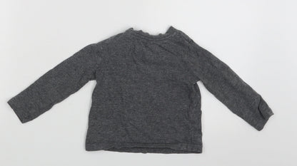 Mickey Inc Boys Grey   Pullover T-Shirt Size 9-12 Months