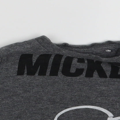 Mickey Inc Boys Grey   Pullover T-Shirt Size 9-12 Months