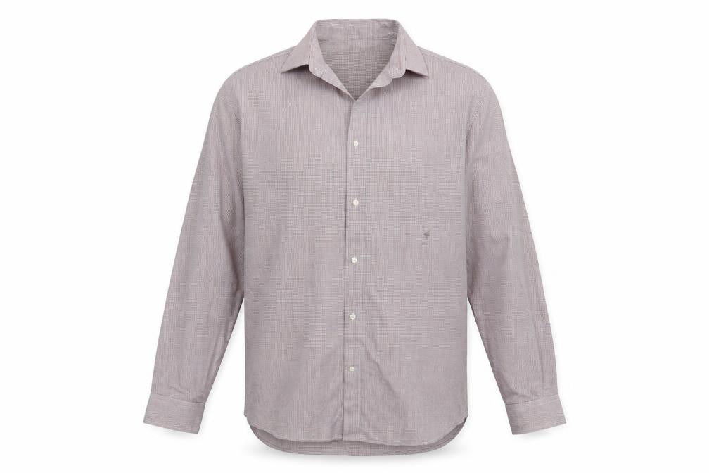 Mens UK Size 18 NEXT Pink  Button-Up Long Sleeve Casual Shirt