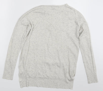 Atmosphere Womens White Polka Dot  Basic T-Shirt Size 8