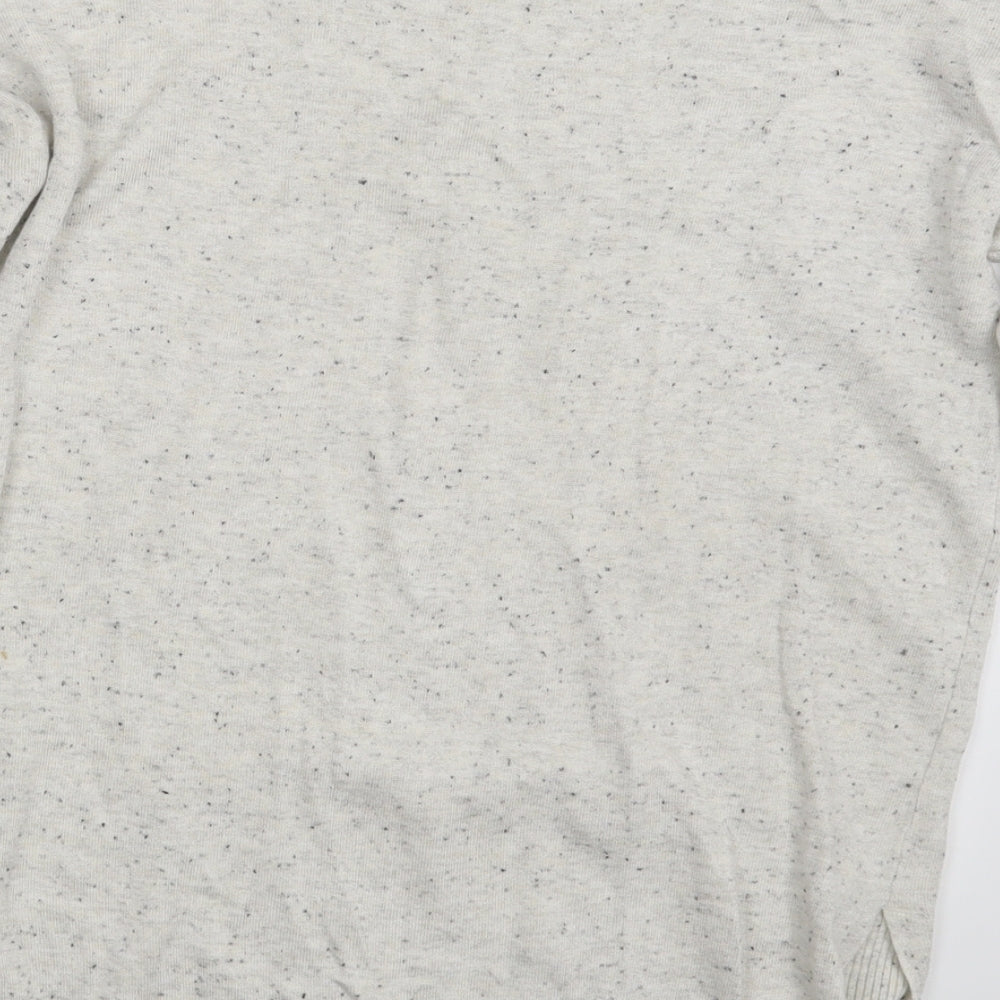 Atmosphere Womens White Polka Dot  Basic T-Shirt Size 8