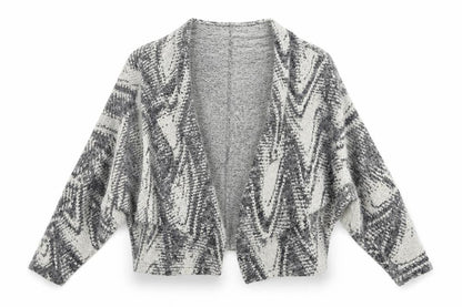 Womens UK Size S Atmosphere Multicoloured Cape Jumper