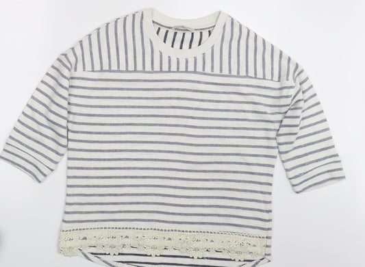 George Womens Multicoloured Striped  Pullover Jumper Size 14