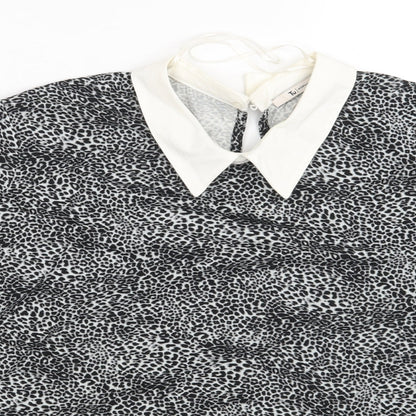 TU Womens Multicoloured Animal Print  Basic Blouse Size 16