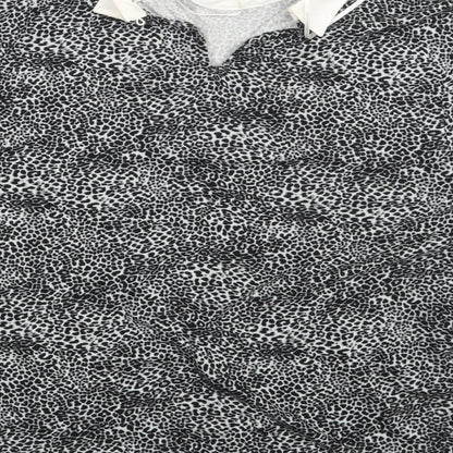 TU Womens Multicoloured Animal Print  Basic Blouse Size 16