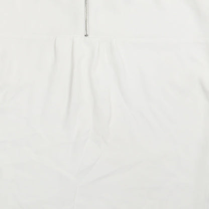 Womens UK Size One Size Preworn Ivory Basic Blouse