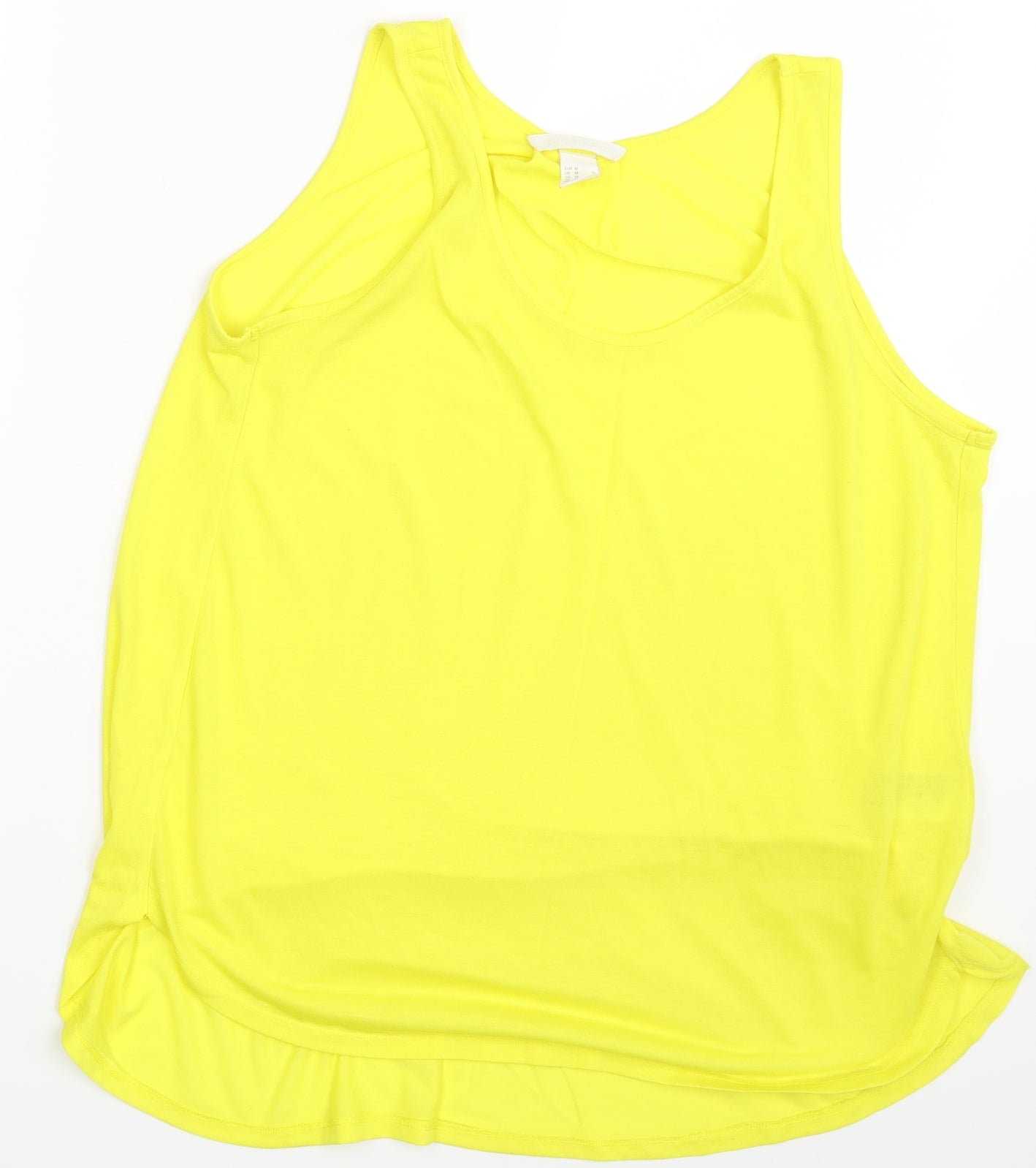 Womens UK Size M H&M Yellow Camisole Blouse