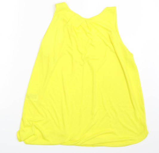 Womens UK Size M H&M Yellow Camisole Blouse