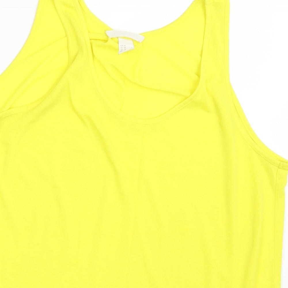 Womens UK Size M H&M Yellow Camisole Blouse