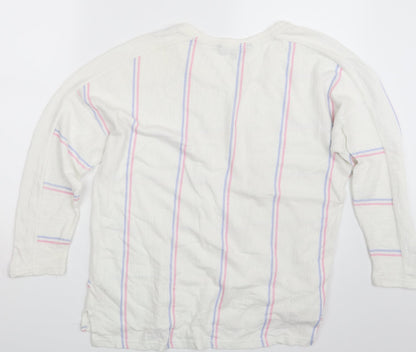 Womens UK Size 14 Love Leisure White Pullover Jumper