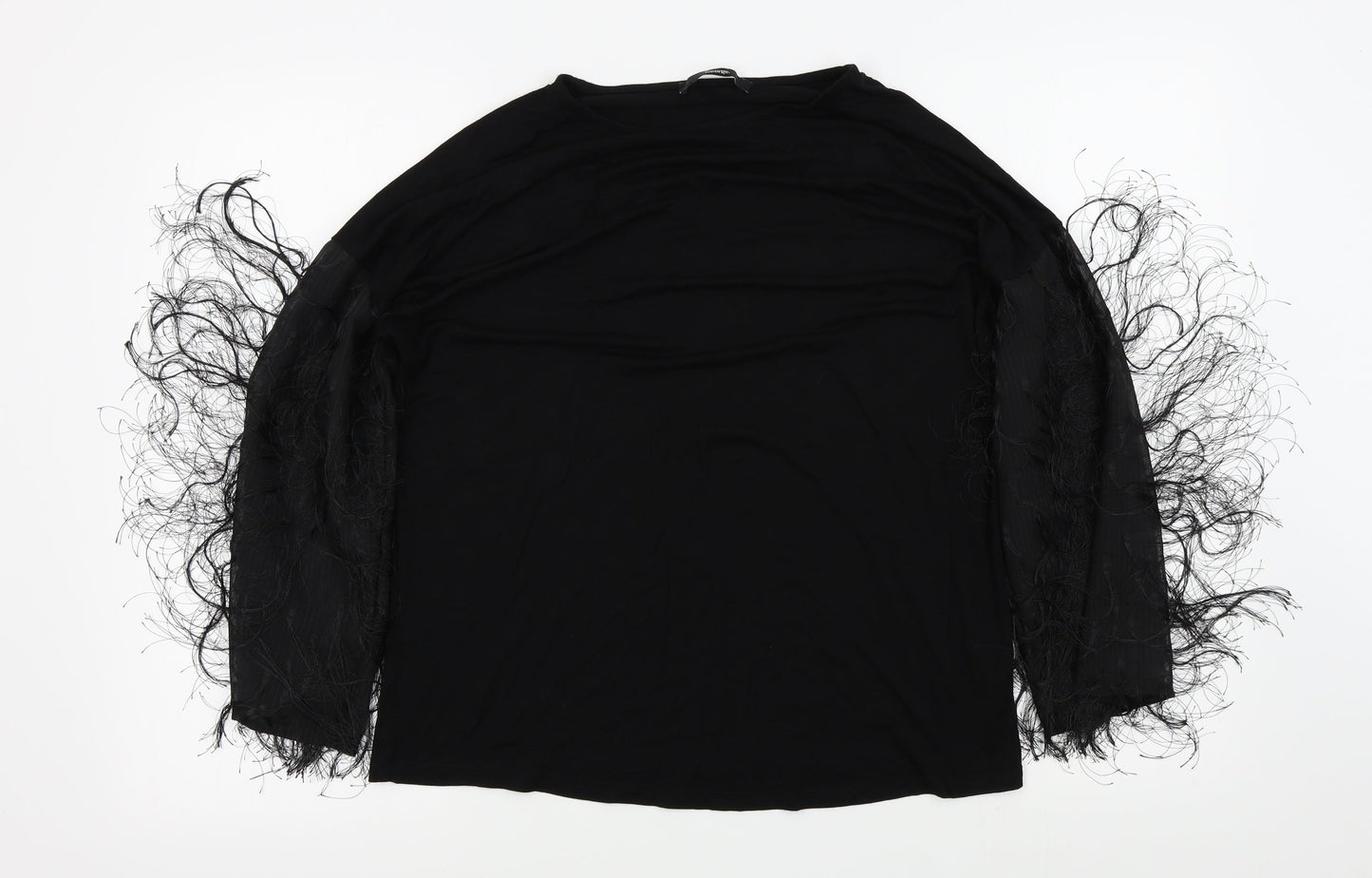 George Womens Black Colourblock  Basic Polo Size 12