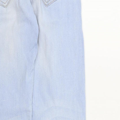 Denim & Co. Womens Blue   Skinny Jeans Size 8 L25 in