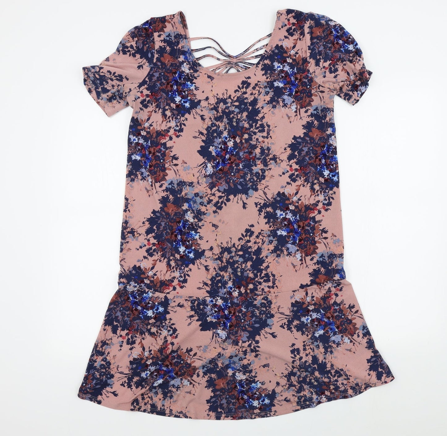 NEXT Womens Pink Geometric  A-Line  Size 10