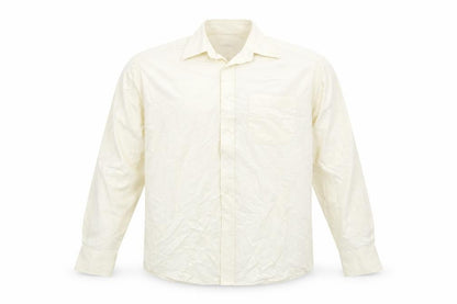 Marks & Spencer Mens Beige Colourblock   Button-Up Size 38