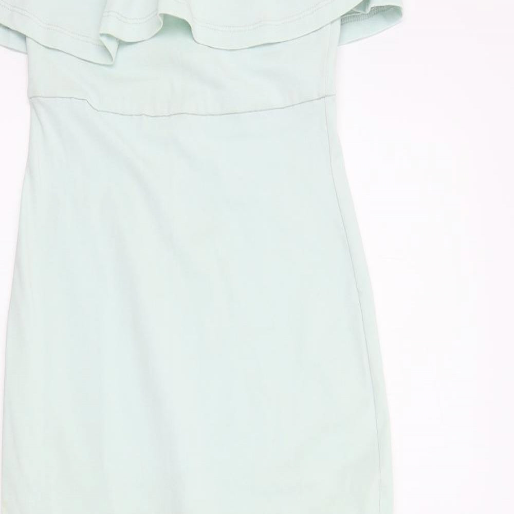 ASOS Womens Blue Colourblock  A-Line  Size 6