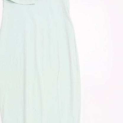 ASOS Womens Blue Colourblock  A-Line  Size 6