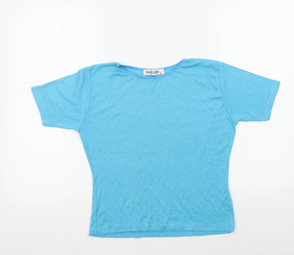 Womens UK Size M the collection Blue Basic T-Shirt