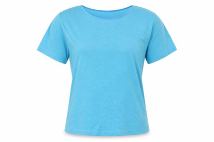 Womens UK Size M the collection Blue Basic T-Shirt