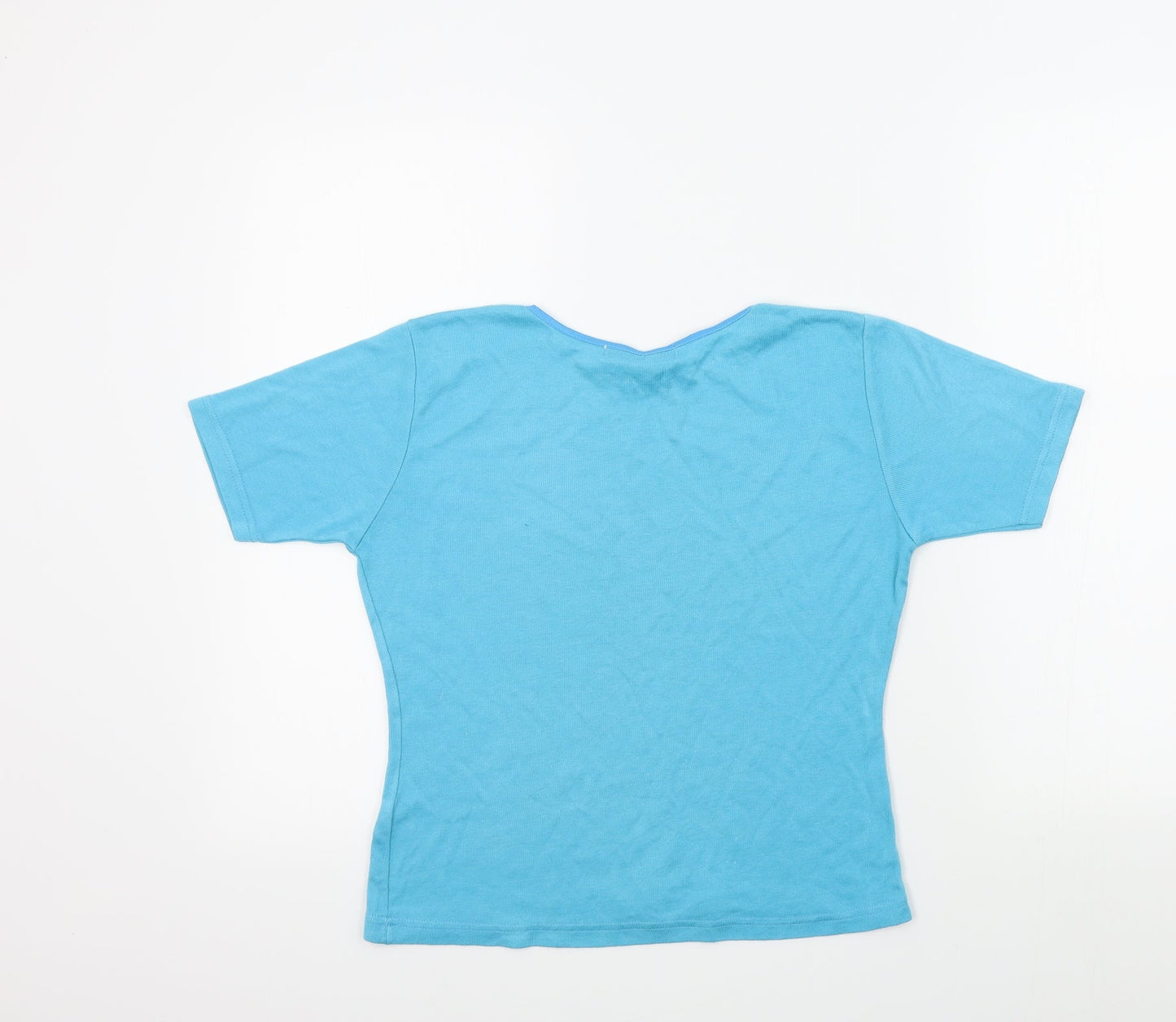 Womens UK Size M the collection Blue Basic T-Shirt