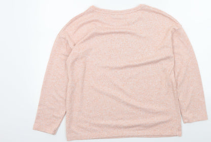 Nutmeg Womens Pink   Pullover Jumper Size 10