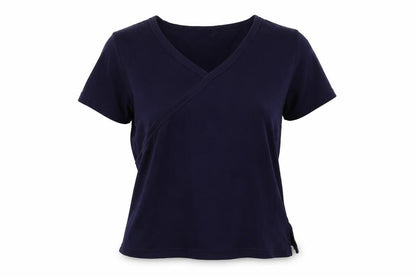 Womens UK Size 12 EDITIONS Blue Basic T-Shirt