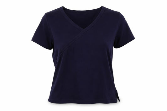 Womens UK Size 12 EDITIONS Blue Basic T-Shirt