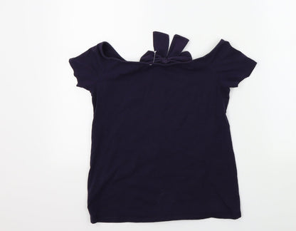 Womens UK Size 12 Dorothy Perkins Blue Basic Tank