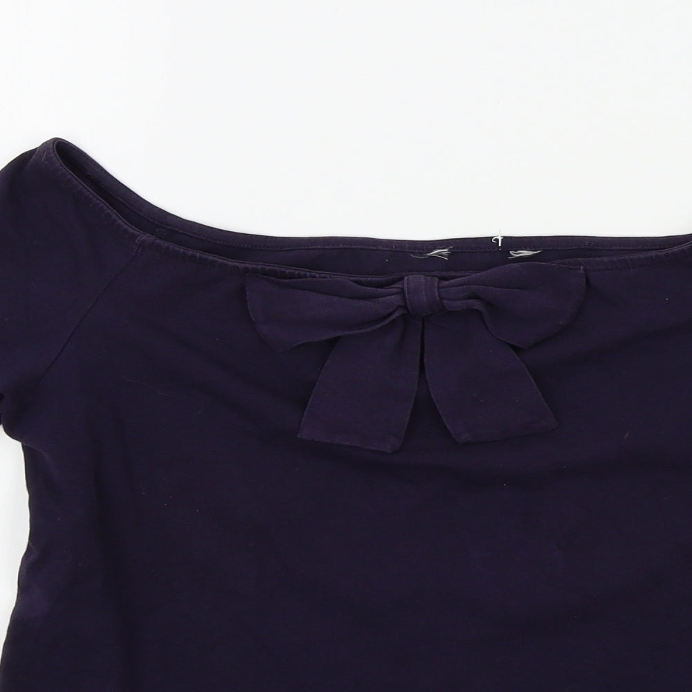 Womens UK Size 12 Dorothy Perkins Blue Basic Tank