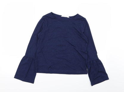 H&M Girls Blue   Basic T-Shirt Size 11-12 Years
