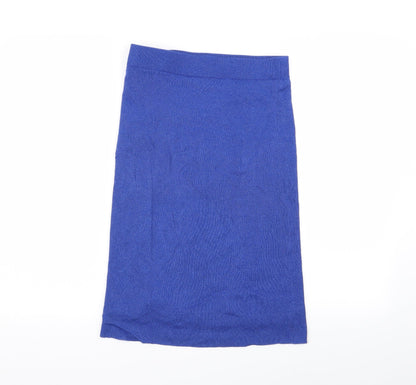 vila clothes Womens Blue   Straight & Pencil Skirt Size M  - Stretch waistband