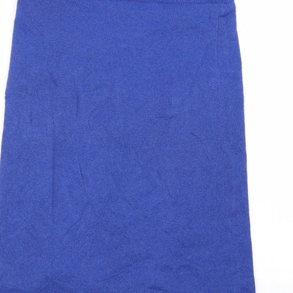 vila clothes Womens Blue   Straight & Pencil Skirt Size M  - Stretch waistband