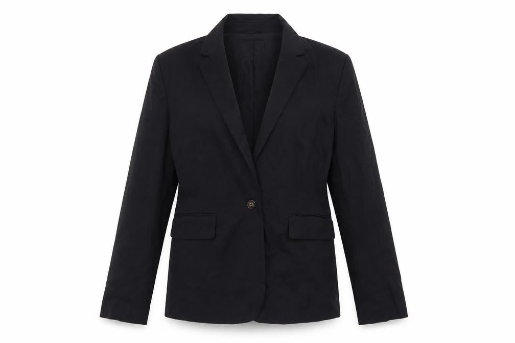 Womens UK Size 10 M&s Regular Black Blazer