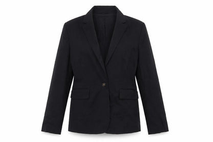 Womens UK Size 10 M&s Regular Black Blazer