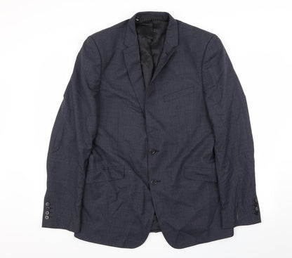 Mens UK Size 42 John Lewis Regular Blue Suit Jacket