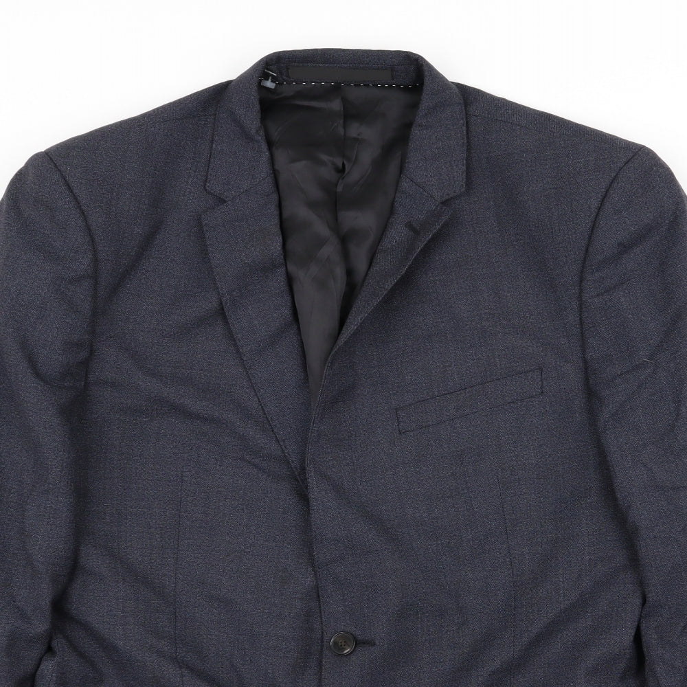 Mens UK Size 42 John Lewis Regular Blue Suit Jacket