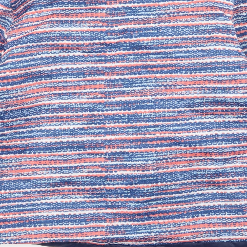 Anne De Lancay Womens Multicoloured Striped  Jacket Blazer Size M