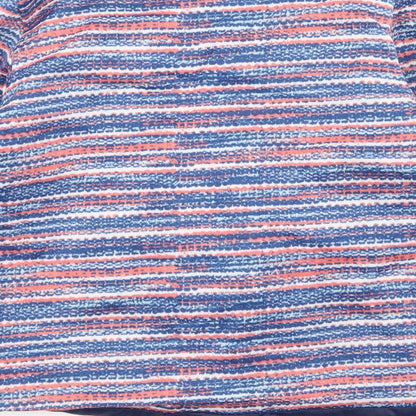 Anne De Lancay Womens Multicoloured Striped  Jacket Blazer Size M