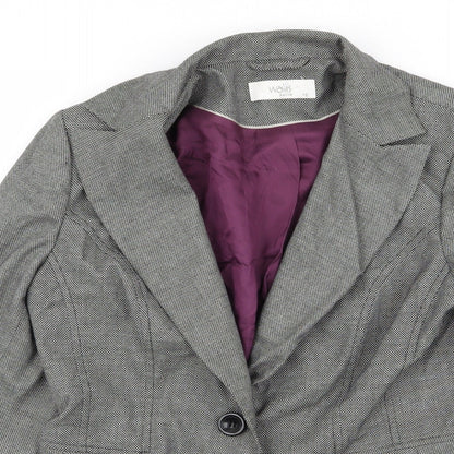 Wallis Womens Grey   Jacket Blazer Size 12