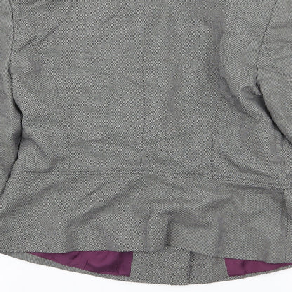 Wallis Womens Grey   Jacket Blazer Size 12