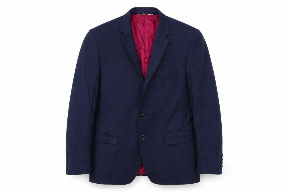 Mens UK Size 38 M&s Regular Blue Suit Jacket