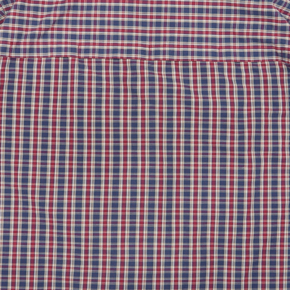 Mens UK Size 44 Outdoor Discovery Multicoloured  Button-Up Short Sleeve Casual S