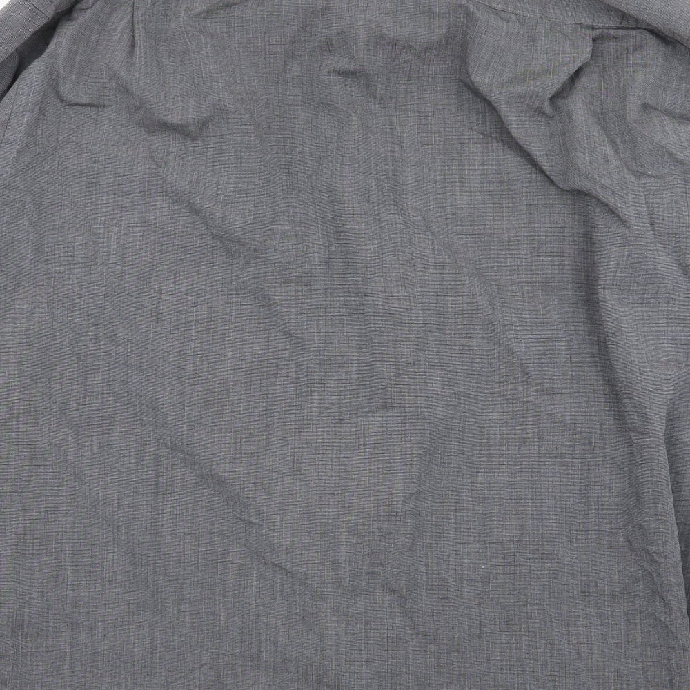 Asda George Mens Grey    Button-Up Size 17