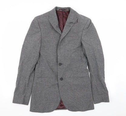 Mens UK Size 34 M&s Regular Grey Suit Jacket