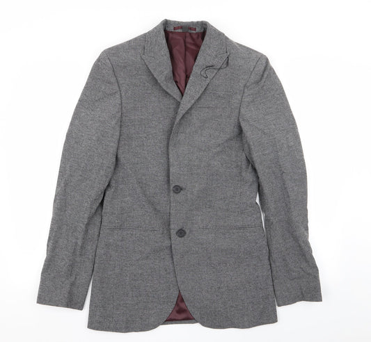 Mens UK Size 34 M&s Regular Grey Suit Jacket