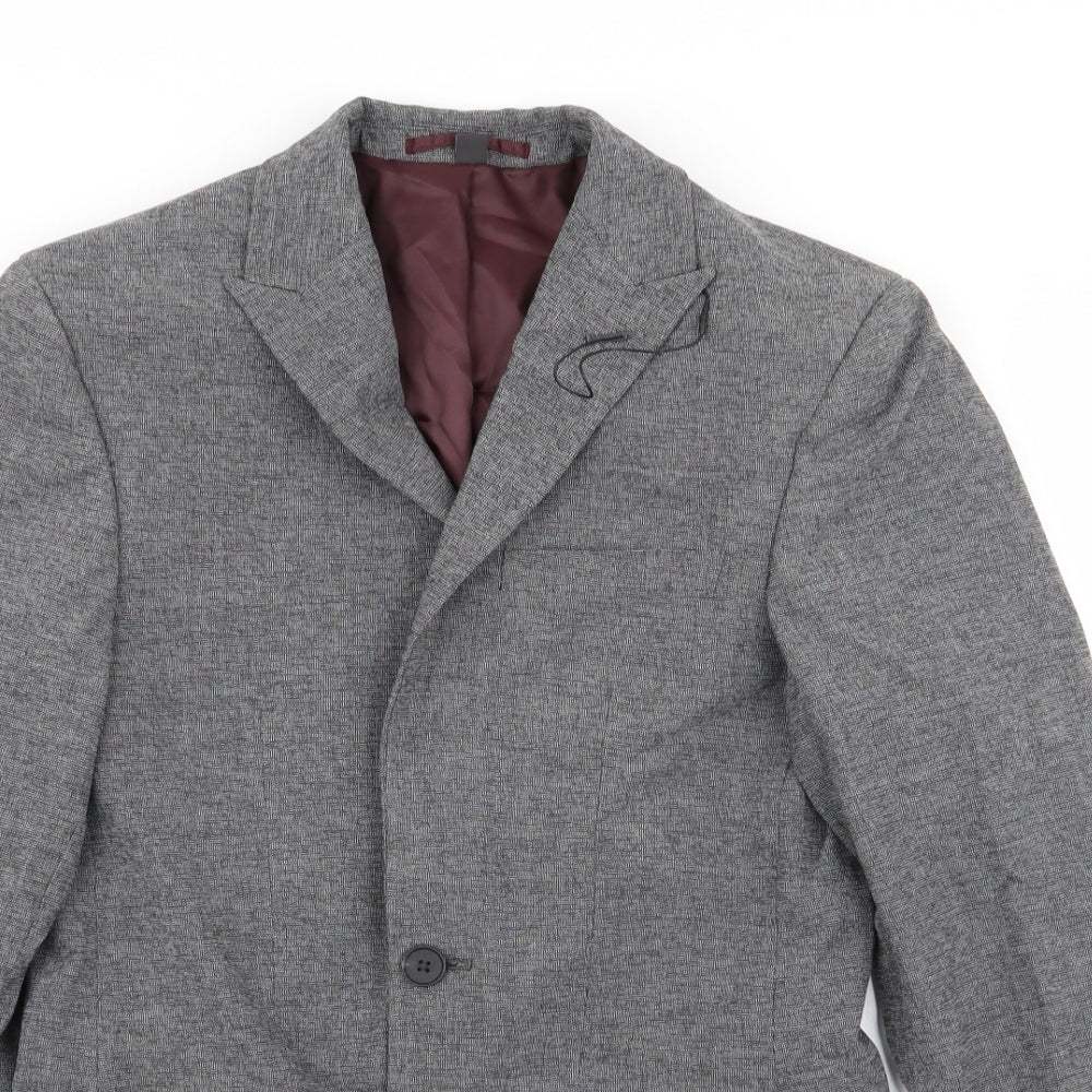 Mens UK Size 34 M&s Regular Grey Suit Jacket